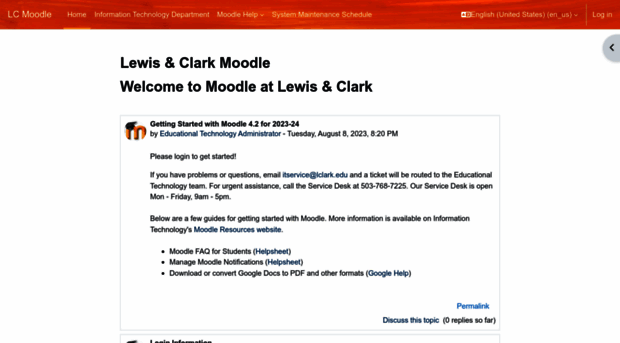 moodle.lclark.edu