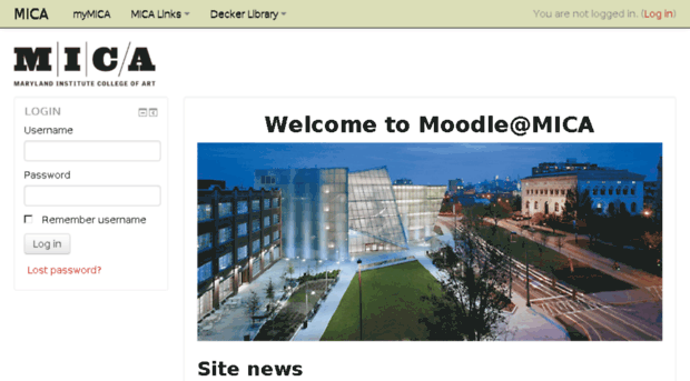 moodle.mica.edu