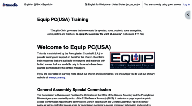 moodle.pcusa.org