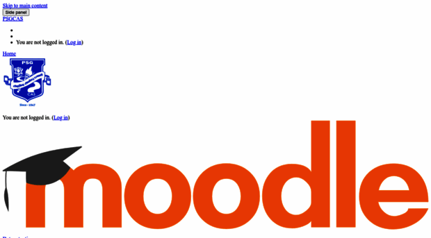 moodle.psgcas.ac.in