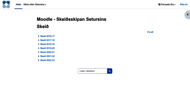 moodle.setur.fo