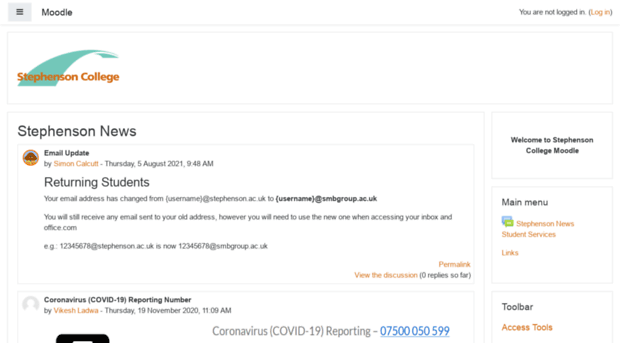 moodle.stephensoncoll.ac.uk