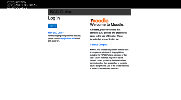 moodle.the-bac.edu