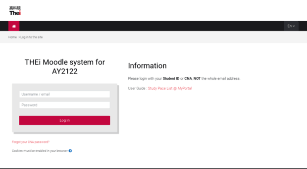 moodle.thei.edu.hk