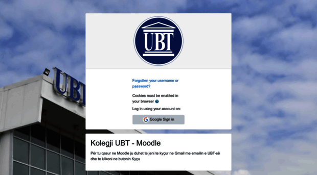 moodle.ubt-uni.net