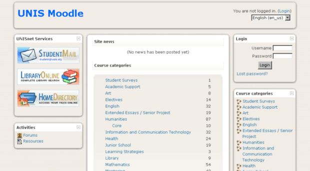 moodle.unis.org