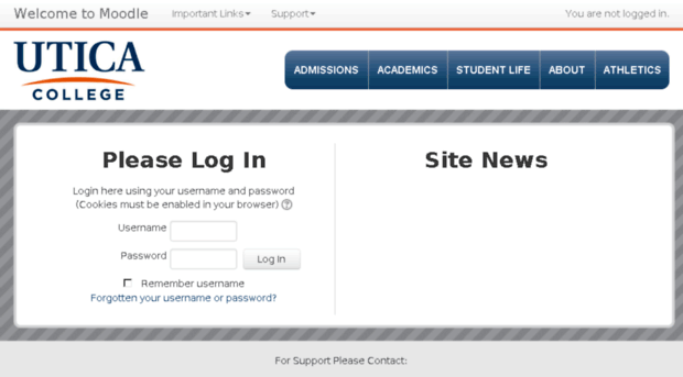 moodle.utica.edu