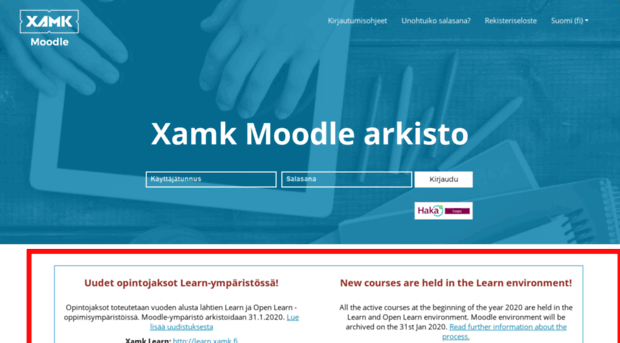 moodle.xamk.fi