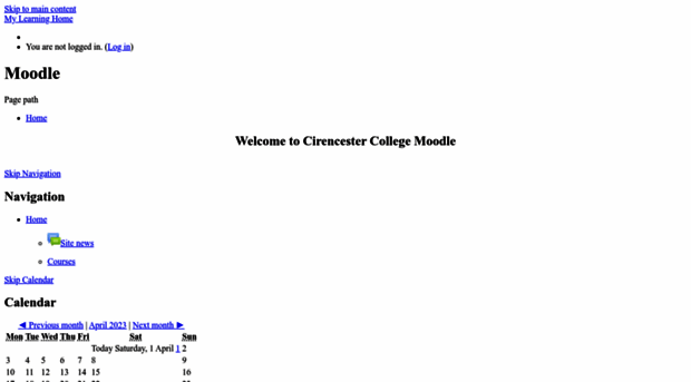 moodle2.cirencester.ac.uk