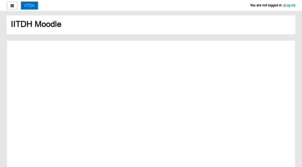 moodle2.iitdh.ac.in