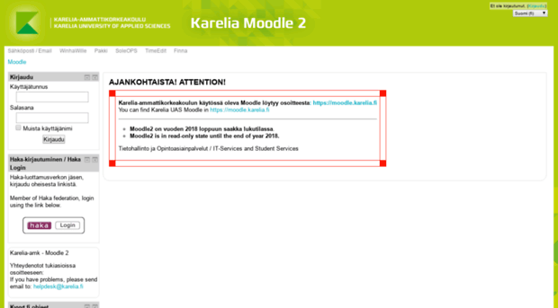  - Karelia-amk - Moodle 2 - Moodle 2 Karelia