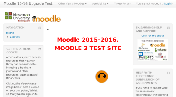 moodle2.newman.ac.uk