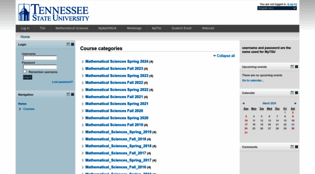 moodle2.tnstate.edu