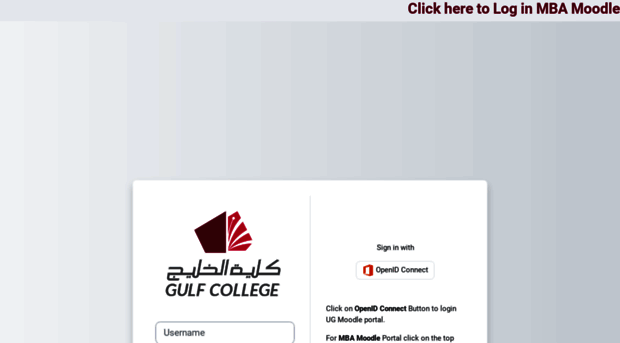 moodlegulfcollegeoman.com