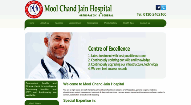 moolchandjainhospital.com