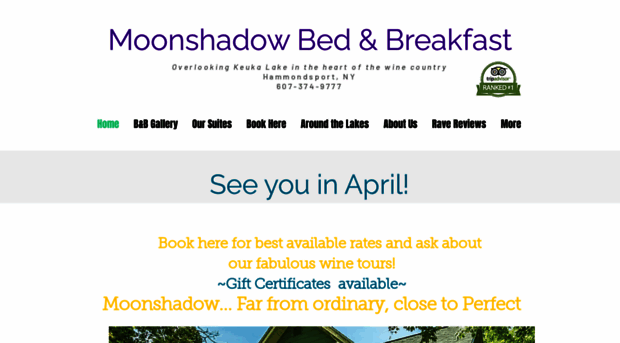 moonshadowbedandbreakfast.com