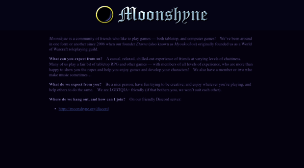 moonshyne.org