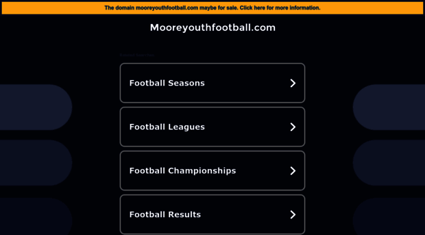 mooreyouthfootball.com