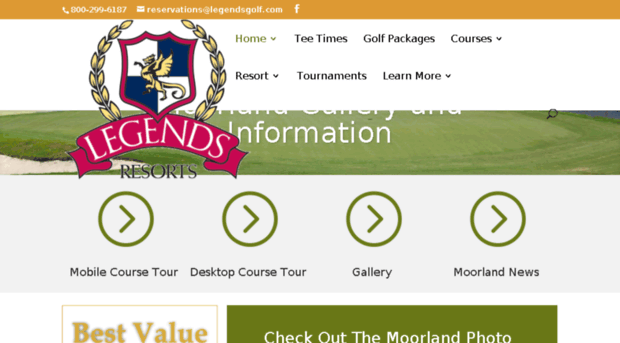 moorland.legendsgolf.com