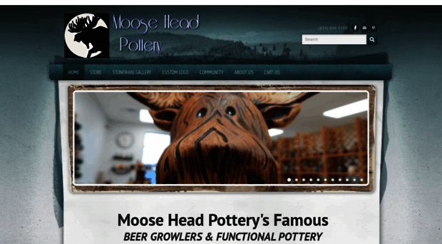 mooseheadpottery.com