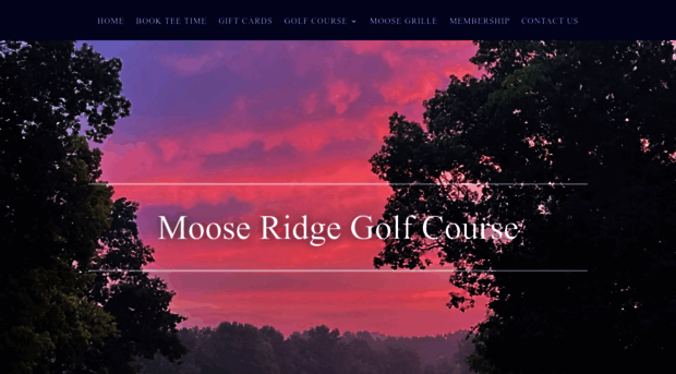 mooseridgegolf.com