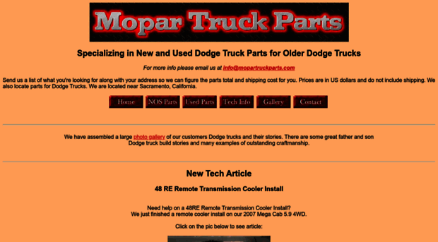 mopartruckparts.com