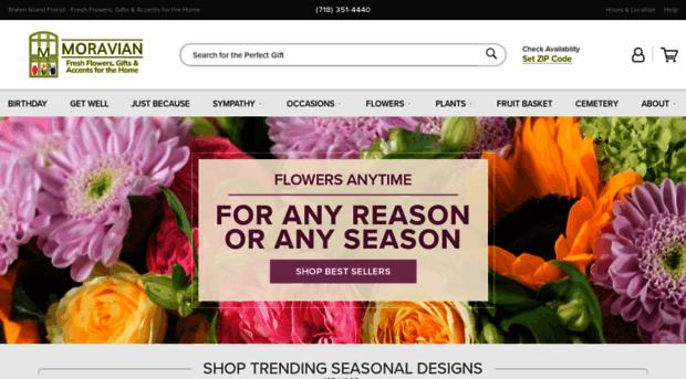 moravianflorist.com