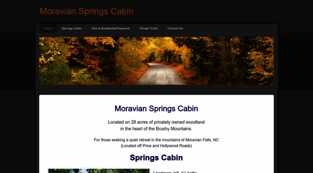 moravianspringscabins.com