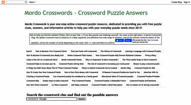 mordo-crosswords-solution.blogspot.in