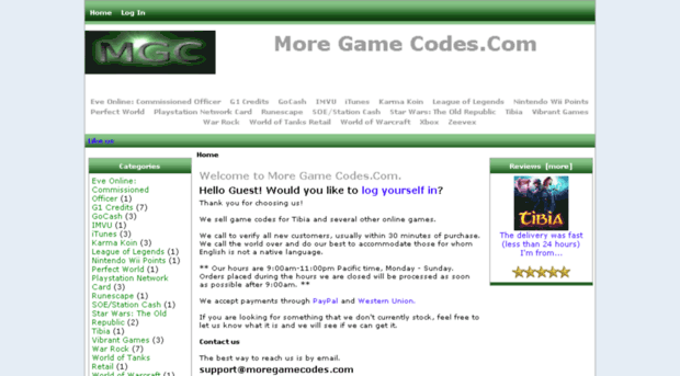 moregamecodes.com