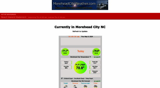 moreheadcityweather.com