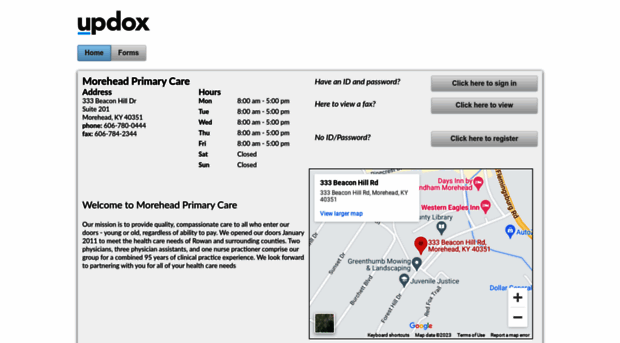 moreheadprimarycare.myupdox.com