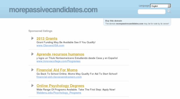 morepassivecandidates.com