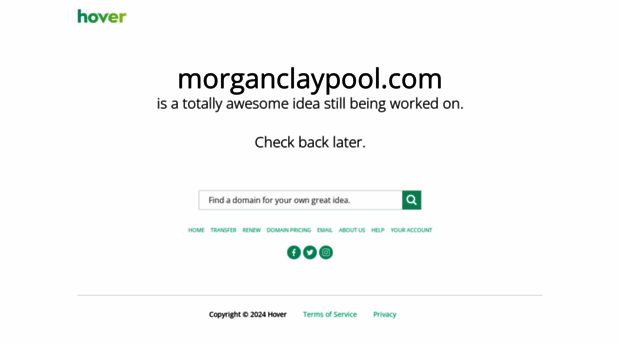 morganclaypool.com