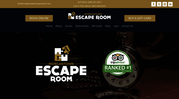 morgantownescaperoom.com