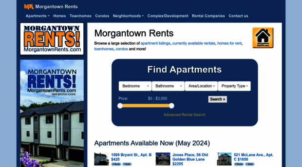 morgantownrents.com