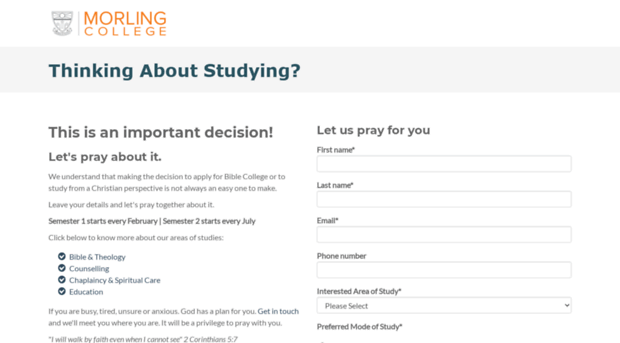 morlingcollege.com