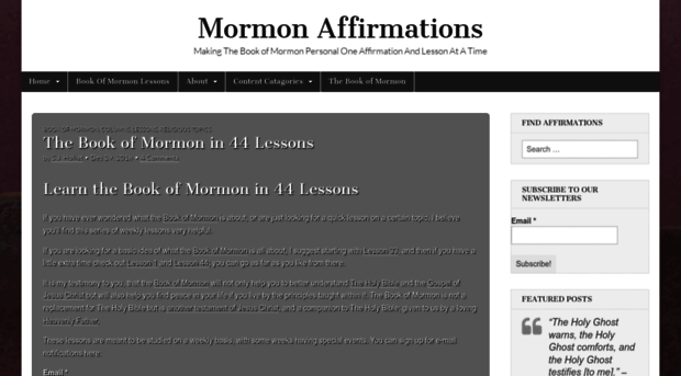 mormonaffirmations.com