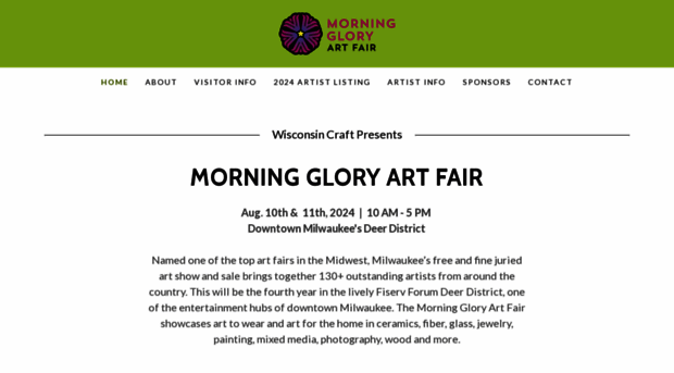 morninggloryfinecraftfair.com