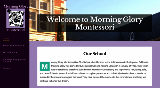 morningglorymontessoriburlingame.com