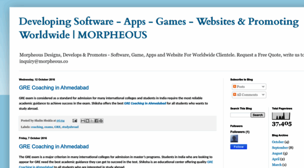 morpheous-applicationdevelopment.blogspot.com