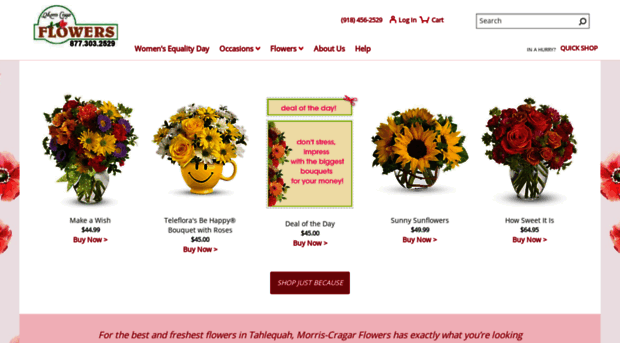 morriscragarflowers.com