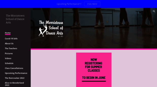 morristownschoolofdancearts.com