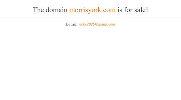 morrisyork.com