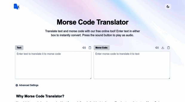 morsecodetranslator.io