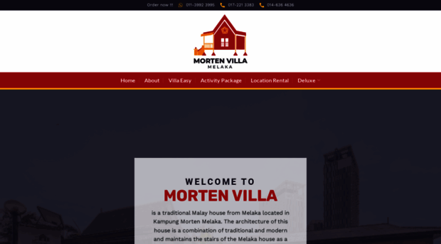 mortenvillamelaka.com