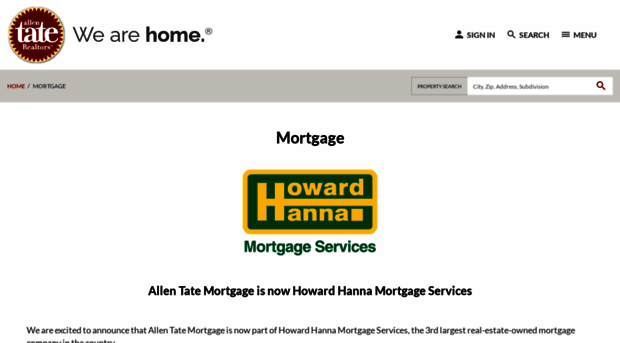 mortgage.allentate.com