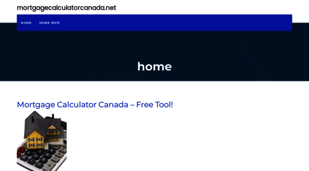 mortgagecalculatorcanada.net