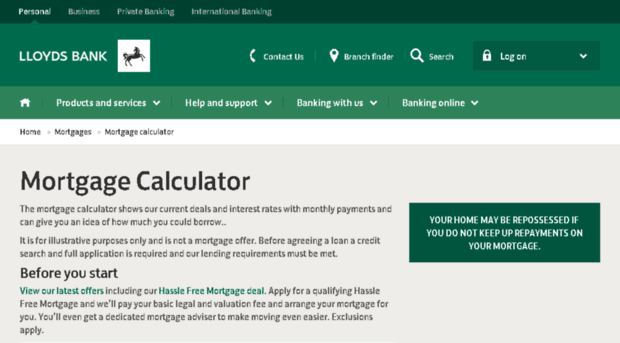 mortgagecalculators.lloydstsb.com