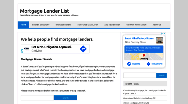 mortgagelenderlist.org